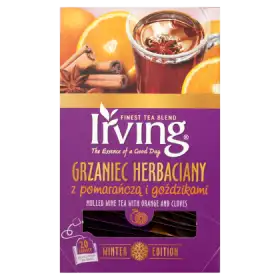 Irving Grzaniec herbaciany z pomarańczą i goździkami 40 g (20 torebek)