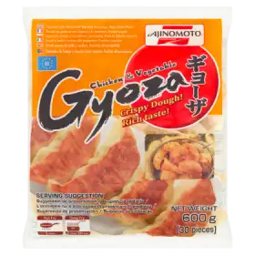 Ajinomoto Gyoza Japońskie pierogi z kurczakiem i warzywami 600 g (30 sztuk)