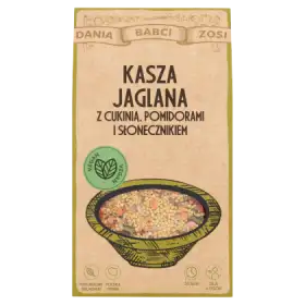 Dania Babci Zosi Kasza jaglana z cukinią pomidorami i słonecznikiem 250 g (2 x 125 g)