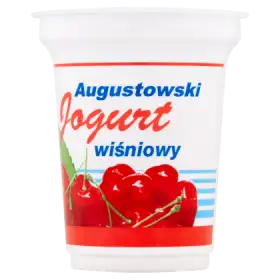 Mlekpol Jogurt Augustowski wiśniowy 350 g