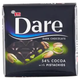 Eti Dare Czekolada gorzka 54 % kakao z pistacjami 70 g