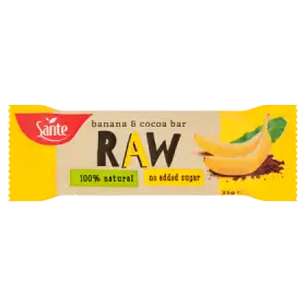 Sante Raw Baton owocowy z bananem i kakao 35 g