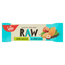 Sante Raw Baton owocowy z orzechami i nasionami chia 35 g