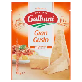 Galbani Gran Gusto Mieszanka serów bardzo twardych tartych 40 g