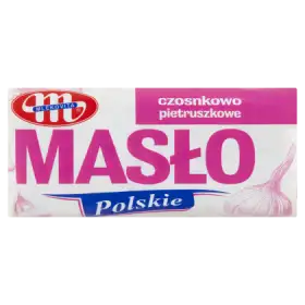 Mlekovita Masło Polskie czosnkowo pietruszkowe 80 g