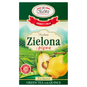 Malwa Exclusive Herbata zielona z pigwą 30 g (20 x 1,5 g)