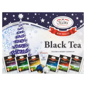 Malwa Black Tea Classic Zestaw 6 herbat czarnych 45 g (6 x 5 x 1,5 g)
