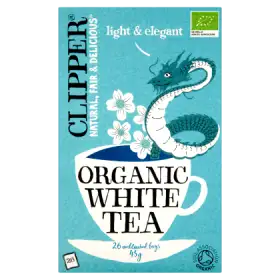 Clipper Herbata biała organiczna 45 g (26 torebek)