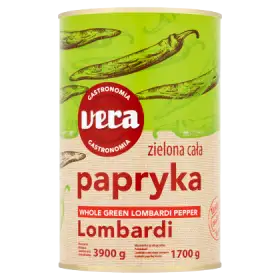 Vera Gastronomia Papryka Lombardi zielona cała 3900 g