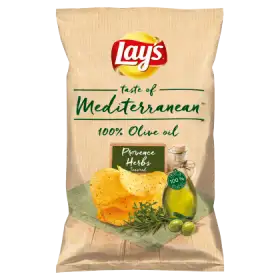 Lay's taste of Mediterranean Chipsy ziemniaczane z ziołami 100 g