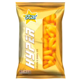Star Hyper Chrupki kukurydziane o smaku sera 50 g