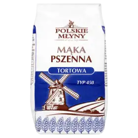 Polskie Młyny Mąka pszenna tortowa typ 450 1 kg