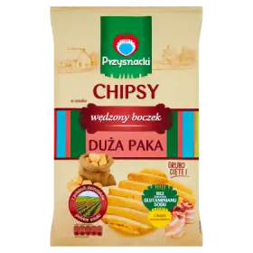 Przysnacki Chipsy o smaku wędzony boczek 225 g