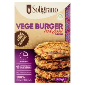 Soligrano Vege burger indyjski 140 g