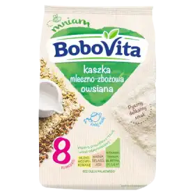 BoboVita Kaszka mleczno-zbożowa owsiana po 8 miesiącu 230 g