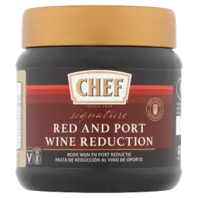 Chef Redukcja czerwonego wina i wina Porto z szalotkami w formie pasty 450 g