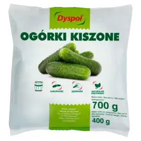Dyspol Ogórki kiszone 700 g