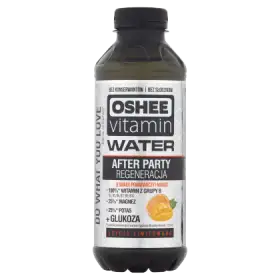Oshee Vitamin Water Napój niegazowany o smaku pomarańczy i mango 555 ml