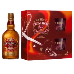 Chivas Regal Extra Blended Scotch Whisky 0,7 l i szklanki