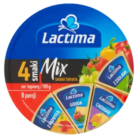 Lactima Ser topiony mix smaki świata 140 g (8 x 17,5 g)