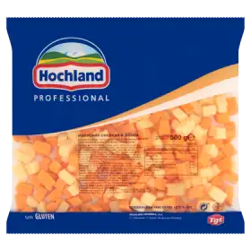 Hochland Professional Mix sera topionego i podpuszczkowego w kostkach Cheddar & Gouda 500 g