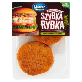 Lisner Szybka rybka Burger rybno-warzywny 130 g