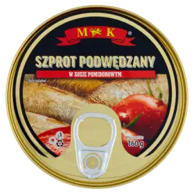 MK Szprot podwędzany w sosie pomidorowym 160 g