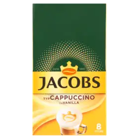 Jacobs Cappuccino Vanilla Rozpuszczalny napój kawowy 120 g (8 x 15 g)