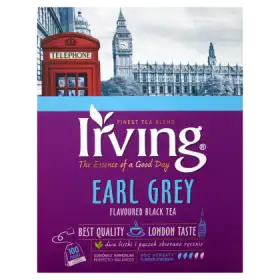 Irving Earl Grey Herbata czarna aromatyzowana 150 g (100 torebek)