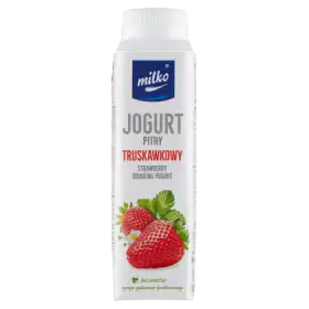 Milko Jogurt pitny truskawkowy 330 ml