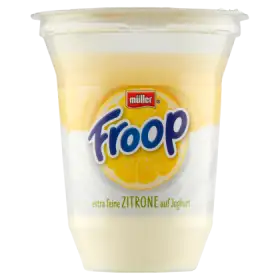 Müller Froop Produkt mleczny na bazie jogurtu z wsadem owocowym o smaku cytrynowym 150 g