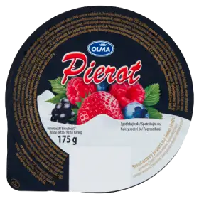 Olma Pierot Śmietankowy jogurt z leśnymi owocami i truskawką 175 g