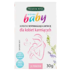 Premium Rosa Herbi Baby Suplement diety herbatka dla kobiet karmiących 30 g (20 x 1,5 g)