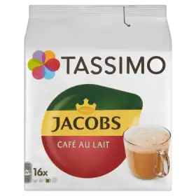 Tassimo Jacobs Café au Lait Kawa w kapsułkach 184 g (16 sztuk)