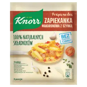 Knorr Zapiekanka makaronowa z szynką 44 g