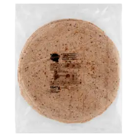 Fanex Tortilla pszenna dodatek mąki pełnoziarnistej i siemienia lnianego 30 cm 1647 g (18 x 91,5 g)