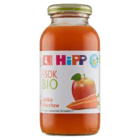 HiPP BIO Sok 100% jabłko marchew po 4. miesiącu 0,2 l