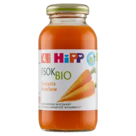 HiPP BIO Sok 100% soczysta marchew po 4. miesiącu 0,2 l
