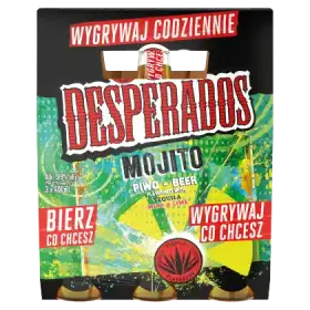 Desperados Mojito Piwo aromatyzowane 3 x 400 ml