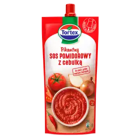 Tortex Pikantny sos pomidorowy z cebulką 250 g