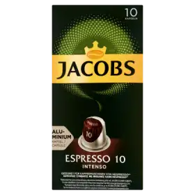 Jacobs Espresso Intenso Kawa mielona w kapsułkach 52 g (10 sztuk)