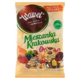 Wawel Mieszanka Krakowska Nowe smaki Galaretki w czekoladzie 1000 g