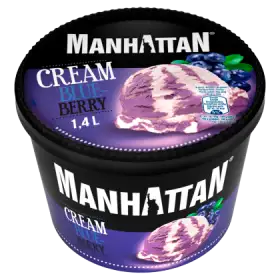 Manhattan Lody ze śmietanką i lody jagodowe 1400 ml