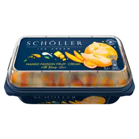 Schöller Lody śmietankowe i sorbet mango-marakuja z sosem mango 1 l