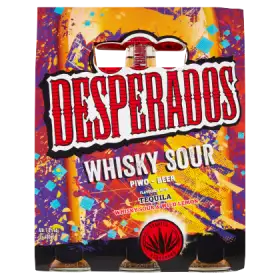 Desperados Whisky Sour Piwo aromatyzowane 3 x 400 ml