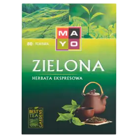 Mayo Zielona Herbata ekspresowa 136 g (80 torebek)
