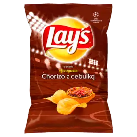 Lay's Chipsy ziemniaczane o smaku chorizo z cebulką 140 g