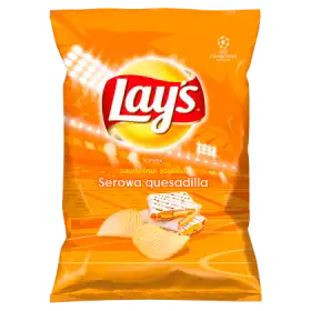 Lay's Chipsy ziemniaczane karbowane o smaku serowej quesadilli 40 g