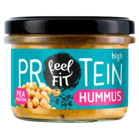 Feel Fit Protein Hummus białkowy z czarnuszką 185 g