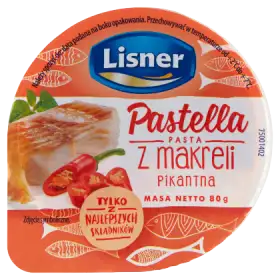 Lisner Pastella Pasta z makreli pikantna 80 g